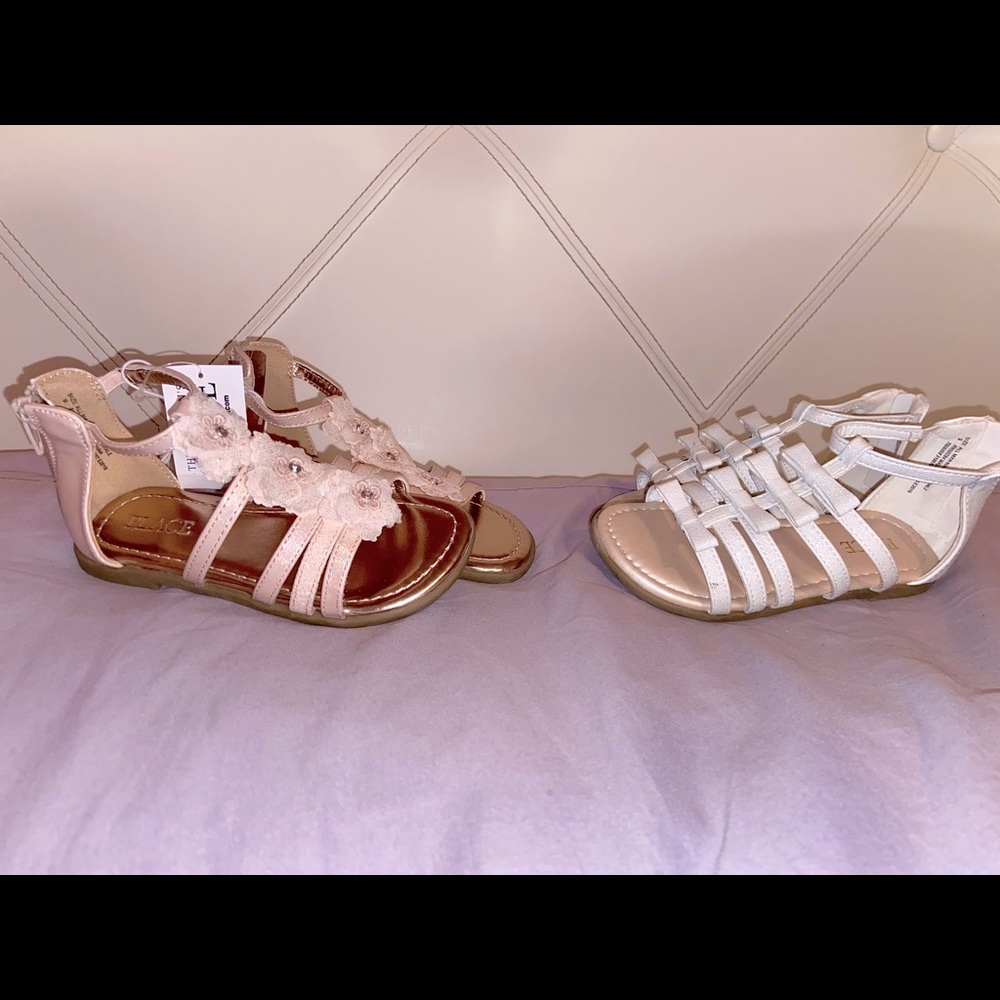 Two pairs of Toddler size 9 sandals